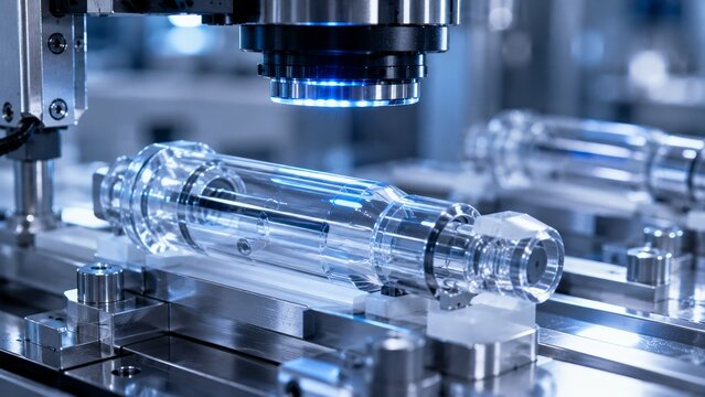 Automated Optical Inspection of Glass Syringe Component in Medical Manufacturing Line