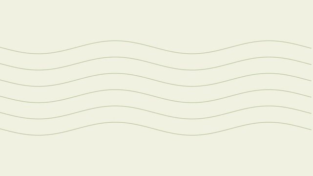 Minimalist wavy line pattern animation, smooth flowing abstract 4k background, lines