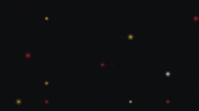 Festive Tech Grid HUD Seamless Loop Motion Background