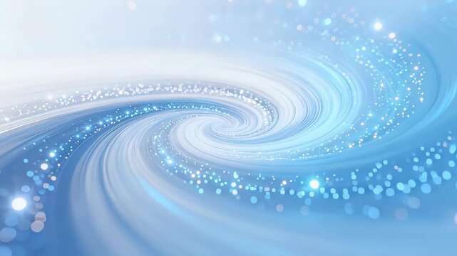 Abstract spiral light pattern