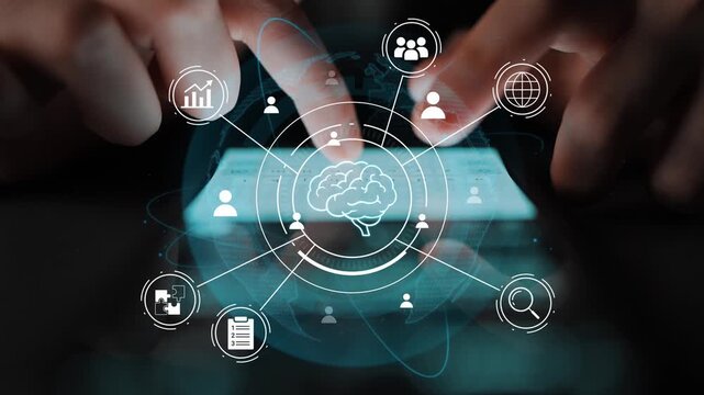 Innovative Digital Brain Concept with Human Interaction and Technology Symbols for Understanding Connectivity in Data-Driven World. Entropy.