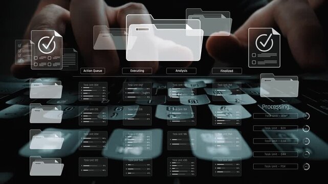Project management system showing workflow stages, task progress, and review status. Task progress tracks completion, task progress improves workflow, and task progress ensures visibility. Marrow