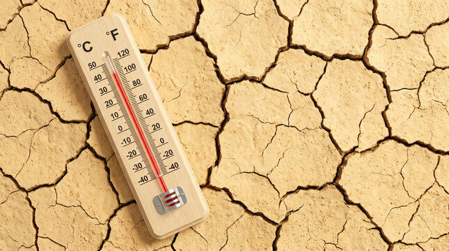 Drought cracked earth extreme heat climate change risk land nature warning climate crisis concept dry ground parched soil. Global warming climate crisis. heat wave weather disaster, dry desert
