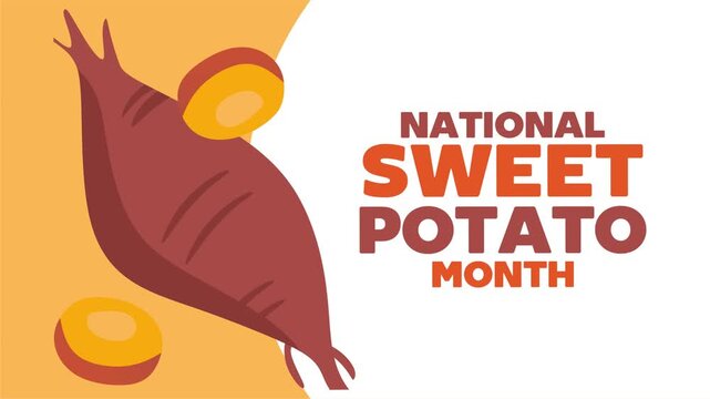 National Sweet Potato Month with delicious sweet potatoes