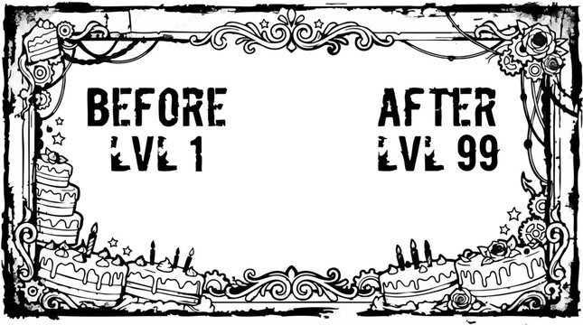 Before Level 1 vs After Level 99 Comparison