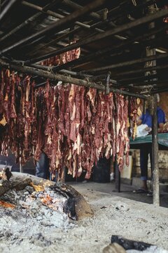 Traditional camel restaurant in Salalah, Dhofar, Oman