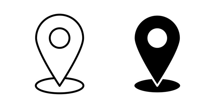 Highlight marker icon in outline and solid style, isolated on white background. Perfect for annotation, color marking, and creative design features in mobile and web design.