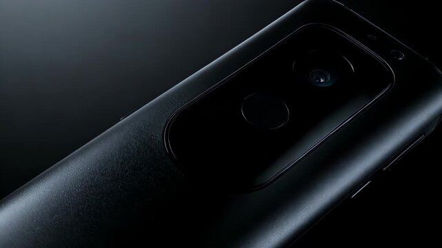 Closeup of smartphone camera module