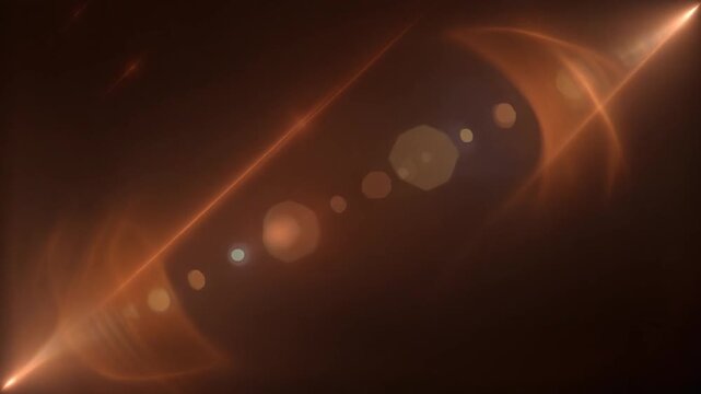 Warm copper cinematic light leak with bronze, copper and amber gradients drifting through dark space, creating a premium seamless video overlay with realistic glow and luxury cinematic atmosphere.