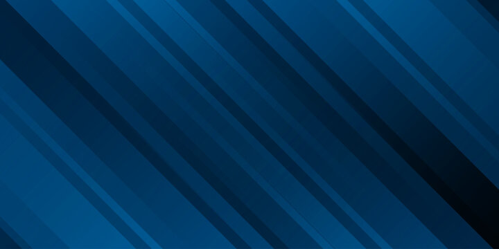 Abstract dark blue diagonal stripes background. Modern corporate technology style geometric pattern