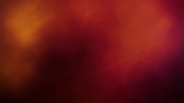 Rich crimson cinematic light leak with ruby red, burnt orange and dark amber gradients, creating a premium vintage film burn video overlay with realistic optical glow and seamless motion.