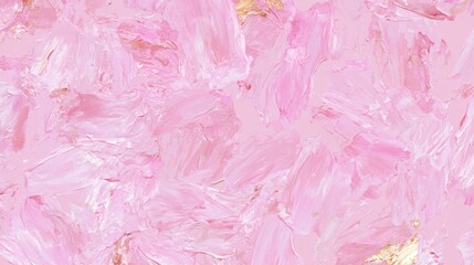 Fototapeta premium Pink Watercolor Texture with Delicate Brushstrokes