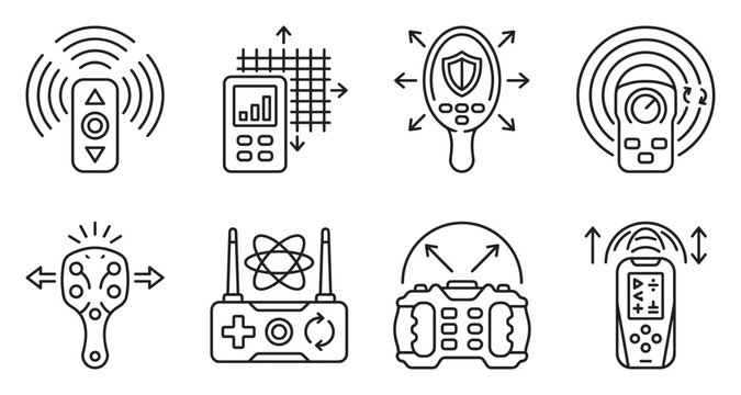 Modern technology devices and interfaces for control and measurement purposes.