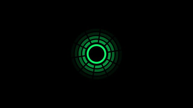 Access button animation: green  Access Granted and red Access Denied in Sci-fi HUD style on a black background for overlay.