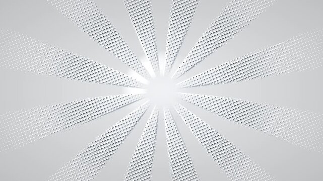 Comic radial white dots background animation hd