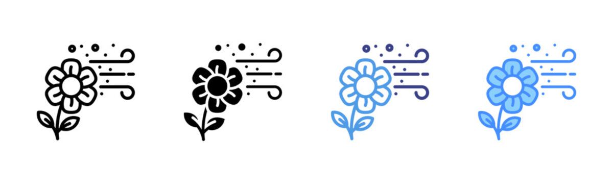 Pollen Icon Set Multiple Style Collection