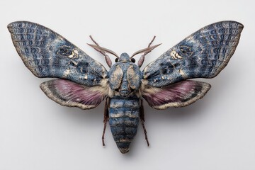 Obraz premium Detailed moth wings isolated on white background