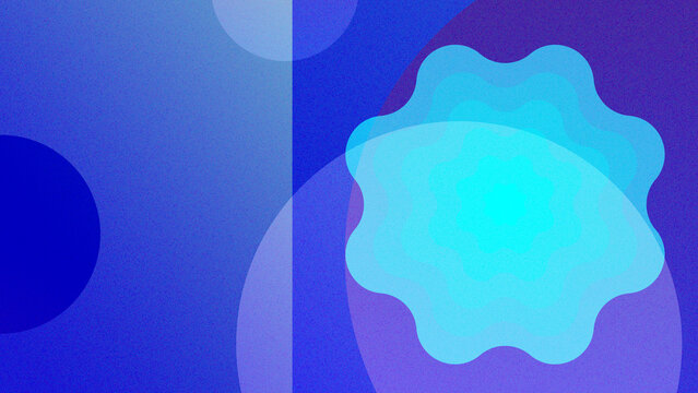 Abstract Blue and Purple Geometric Gradient Background