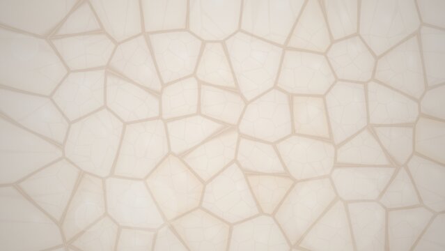 Abstract geometric pattern with light beige polygons