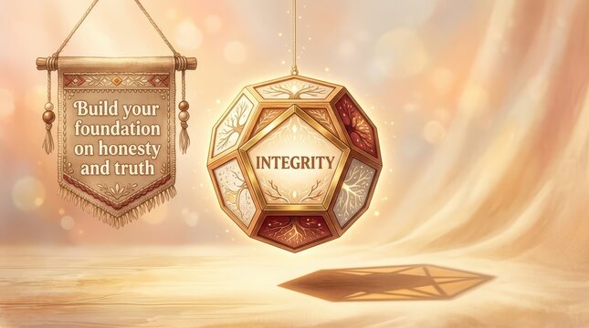 The Power of Integrity and Truth: Symbolic Imagery of Ethical Foundations and Moral Strength