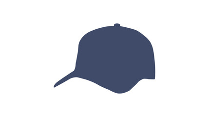 Fototapeta premium Cap vector design navy blue textured material