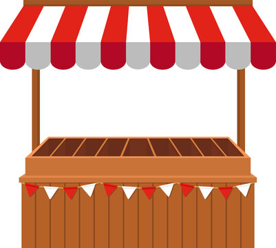 Outdoor produce stall