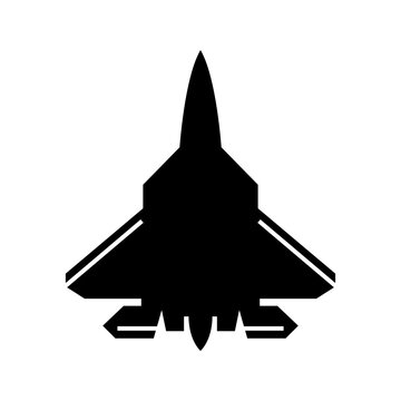 Su 57 aircraft Icons Solid style, silhouettes of modern fighter jets, military aircraft, and aviation, ideal for defense, aerospace, transportation, and aviation designs.