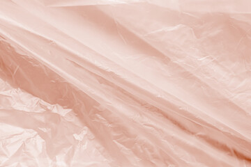 Fototapeta premium Plastic bag brown pink abstract backgorund