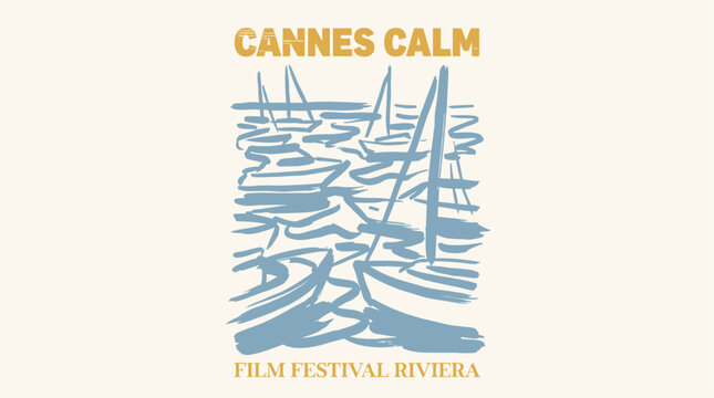 Beach club. Endless summer artwork. Tropical vintage design. Riviera harbor graphic print. Coastal film festival poster.. Riviera adventure vintage pr