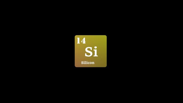 14 silicon element symbol animation video
