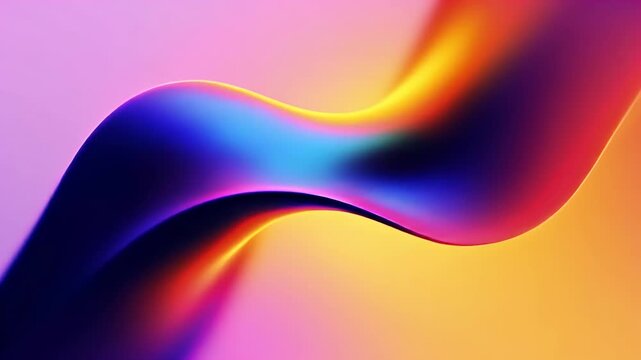 Abstract liquid wave background with vibrant gradient colors and smooth flowing shapes.