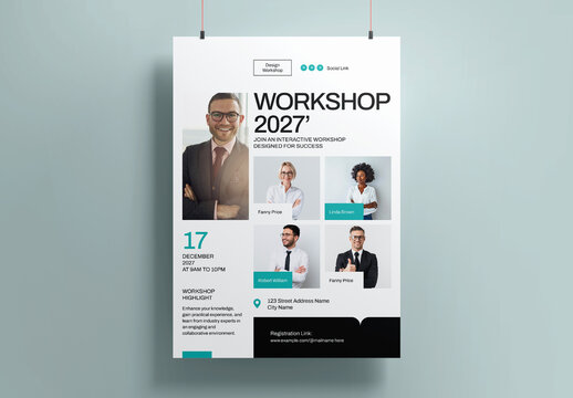 Workshop Business Seminar Poster Design