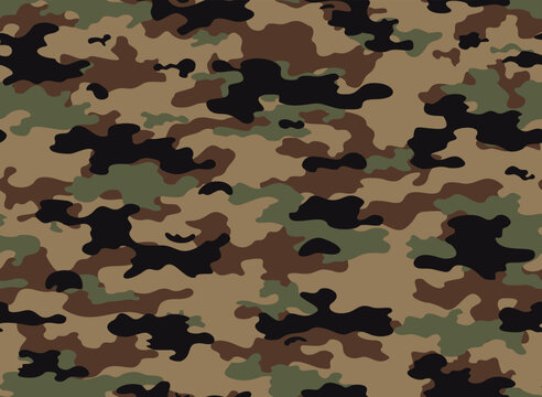 military camouflage texture, seamless army pattern, classic streetwear design