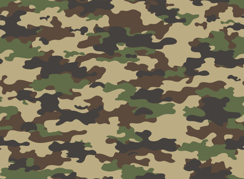 trendy camouflage pattern, seamless army background, military texture with a stylish design