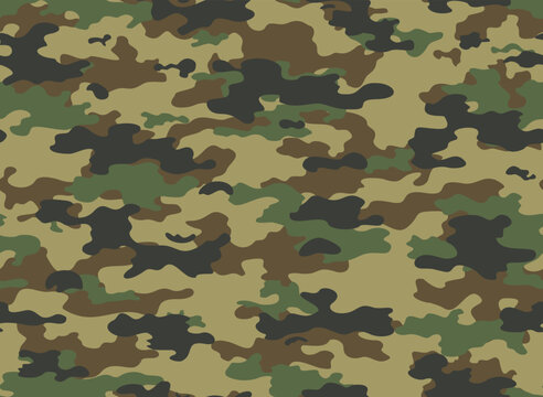 
seamless military camouflage background, army pattern, hunting print