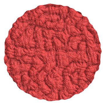 Textured Red Background with Rough Organic Surface Pattern