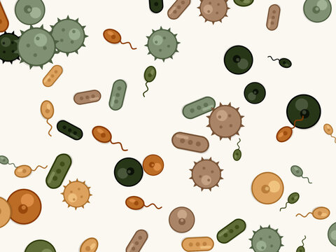 Scattered Germ Cells Medical Science Pattern
