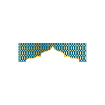 Islamic Arch Pattern Border