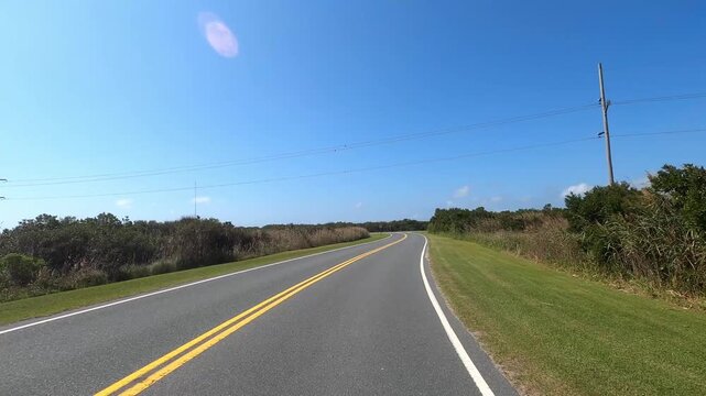 North Carolina Driving 0132 Kill Devil Hills