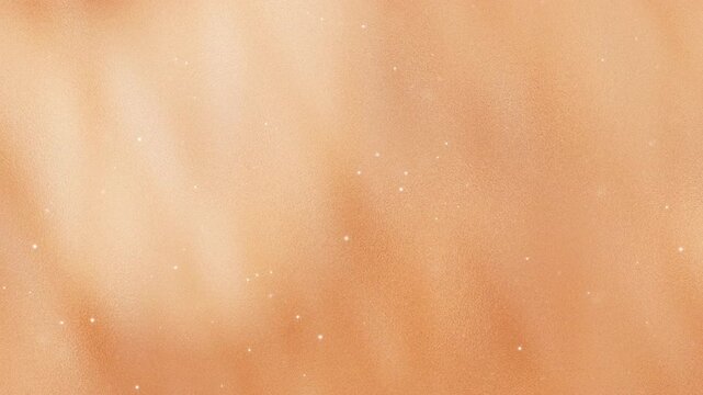 Warm copper background with light leaks and floating particles