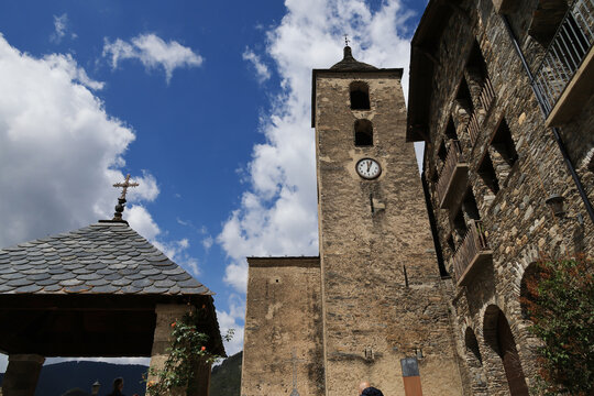 Romanesque church of Sant Corneli and Sant Cebria in Ordino, Andorra  