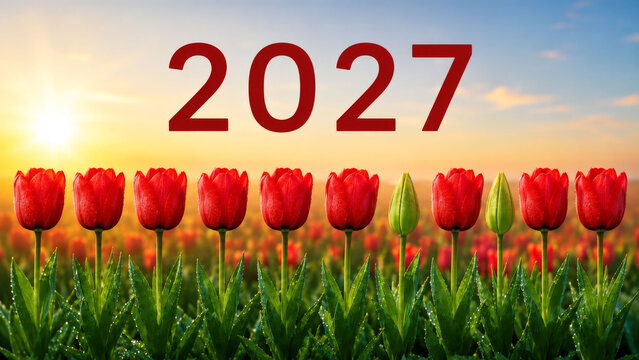 Binary Tulip Code 2027 Symbolizing the Future, Growth, and New Beginnings
