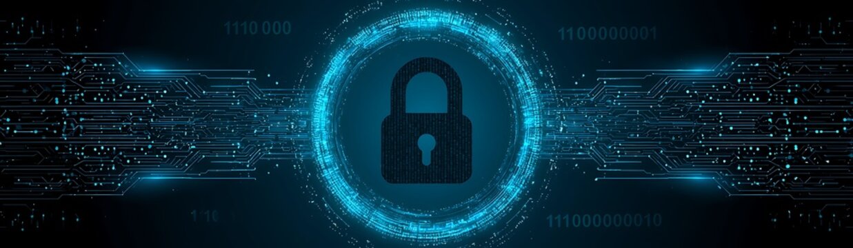 Secure digital space. Virtual confidential, programming protection.
