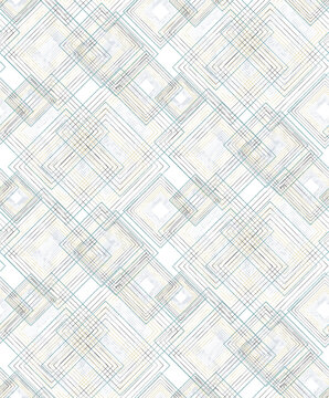 Seamless geometric background, modern diamond grid pattern with delicate overlapping lines