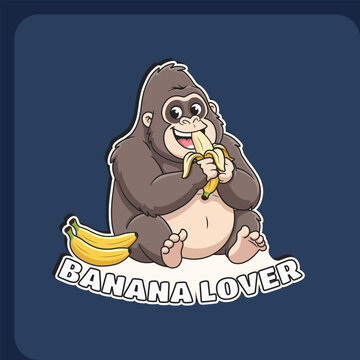 Banana Lover Gorilla