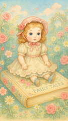 Fototapeta premium Whimsical fairy tale illustration.