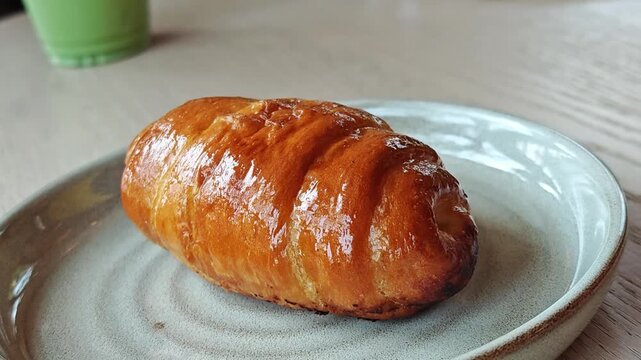 Japanese Shio Pan on Plate.