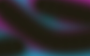 Obraz premium Deep Dark Aurora Abstract Background with Soft Neon Purple and Blue Glowing Waves