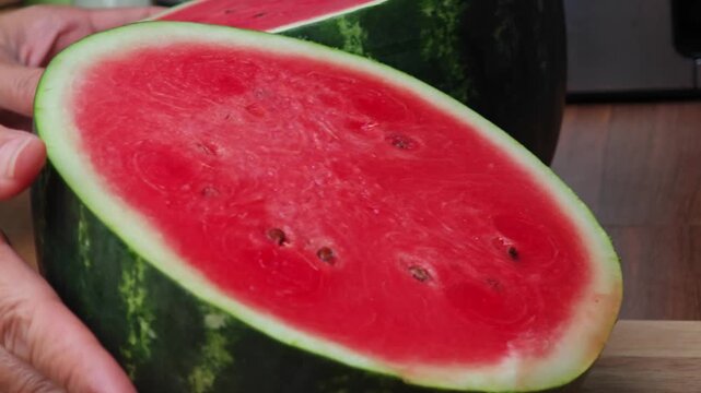 Slices of watermelon. Sweet and juice.