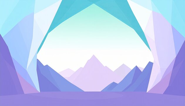 a blue and purple abstract background with mountains